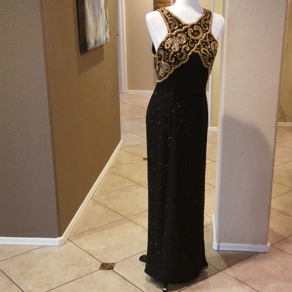 Laurence Kazar VTG beaded gown